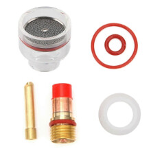 (As show, One size) WP Welding Torch Kit Accessories WP Torch Gas Lens Collet Glass Cup for WP17/18/26