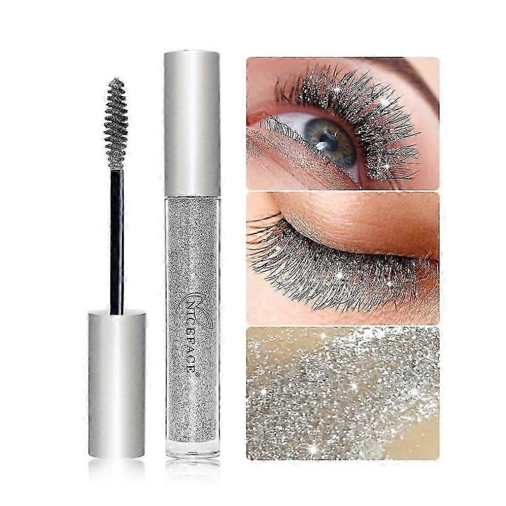 (As show, One size) Diamond Glitter Lashes Mascara Charming Sparkling Mascara