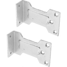 (As show, One size) 2pcs Door Closer Parallel Mounting Plate Home Door Closer Metal Parallel Plate