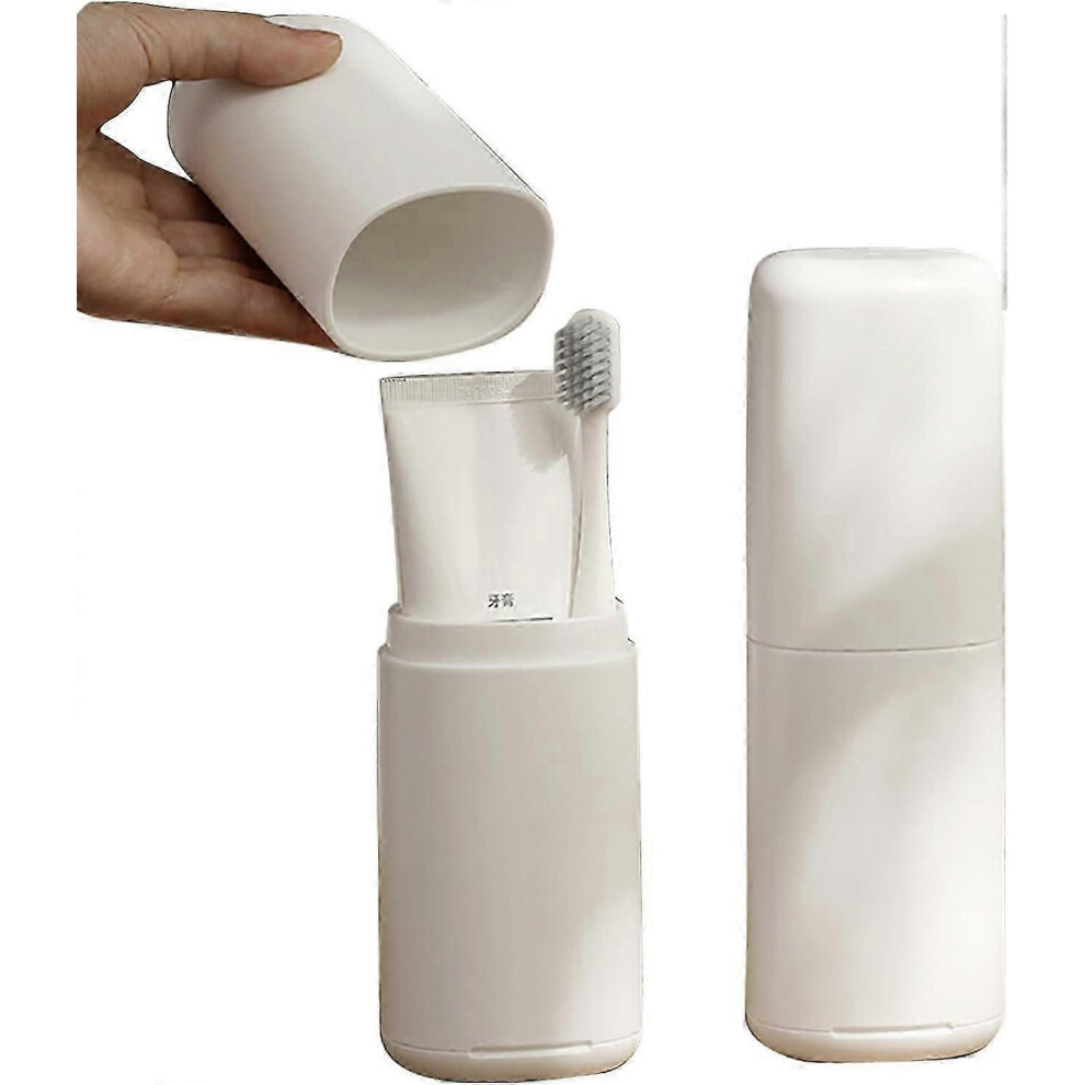 (As show, One size) Travel Toothbrush Case Tooth Brush Holder Cups