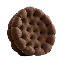 (Brown, One size) Soda Crackers Shaped Throw Pillows Funny Food Shaped Pillow