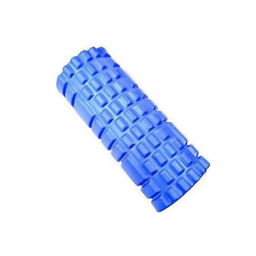 (blue)Massage Grid Foam Roller Pilates Muscle Physio Leg Back Yoga