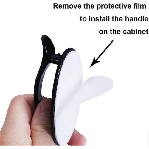 4pcs Self Adhesive Window Handle, Self Adhesive Handle, Adhesive Handle Sliding Dooraespa 2