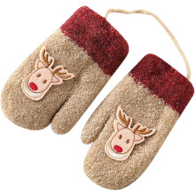 (As show, One size) Baby Boys Mittens Toddler Gloves Gloves Snow Toddler Mittens Winter Winter Cartoon For Kids For Girls Gloves Gloves Mittens Combo With Pocket