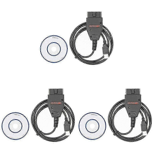 (As show, One size) 3pcs Eobd2 Flasher Galletto 1260 Cable Auto Chip Tuning Interface Remap Flasher Programmer Tool