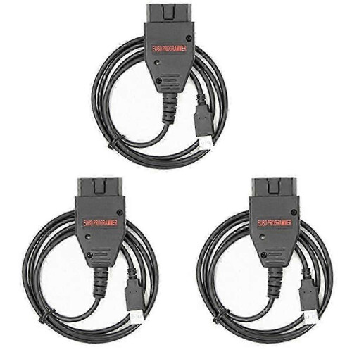(As show, One size) 3pcs Eobd2 Flasher Galletto 1260 Cable Auto Chip Tuning Interface Remap Flasher Programmer Tool 1