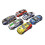 6pc Iron Shell Toy Car Alloy Graffiti Sliding Back Mini Iron Car 1