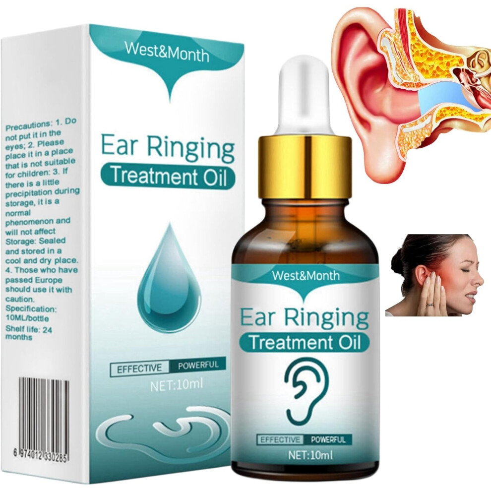 Gogerstar Ear Drops,Ear Ringing Relieving Ear Drops Treatment,Tinnitus Treatment For Ear Ache Relief,Tinnitus Relief For Ringing Ears,Ear Drops Pain Relief