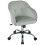 Homcom HOMCOM Vanity Chair for Desk, with Height Adjustable, Wheels, Grey 2
