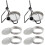4pcs Mason Jar Lids, 4pcs Sprouting Jar Stands, Stainless Steel Screen, Sprouting Stands Foldable Adjustable 2