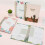 Pack of 2 Weekly plan schedule book A5 notepad daily plan coil notebook 3
