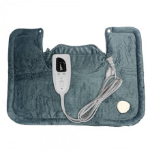 (Dark Gray) Heating Pad for Neck and Shoulder Pain Relief with Auto Shut Off and Moist Heating Option