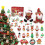 Christmas Countdown Advent Calendar 24 Days Hanging Ornaments for Xmas Tree Decorations 1
