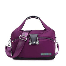 Ladies Large-Capacity Waterproof Anti-Theft Fashion Handbag, Women's All-Match Oxford Cloth Shoulder Bag Messenger Bag