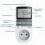 Digital Programmable Socket, Weekly Digital Timer with LCD Display, 12H/24H/7Days Power Outlet Timer, Energy Saving for Home Appliances and Lighting ( 3