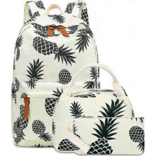 Set of 3 Bookbag School Backpack Girls Cute Schoolbag for 15 inch Laptop backpack