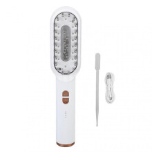Electric Scalp Applicator Comb Red Lighting Vibration Microcurrent Hair Growth Massage Comb