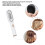 Electric Scalp Applicator Comb Red Lighting Vibration Microcurrent Hair Growth Massage Comb 4