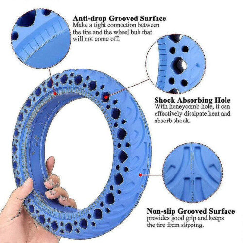 2 pack of Scooter Solid Tire, Solid Tires for M365/pro Scooter 8.5'' Electric Scooter Replacement Wheel 2
