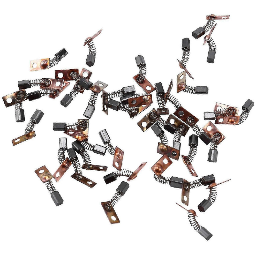(As Show, One Size) 40Pcs Electric Motor Carbon Brushes Replace For/Saeyang Series Dental Grinding Machine Micromotor Handpiece 3X3x4.5mm 4632480830646