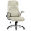 Vinsetto (White) Vinsetto Fabric Office Desk Chair w/ Adjustable Height Tilt Function 2