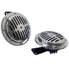 Car Disc Horn 12v Moto 150mm Air Horn Aluminum Coil ChromeLoud for Car Motorcycle Truck