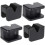 4 Pack Jack Rubber Pad Adapter for Jack Stand Universal Rubber Slotted Frame Rail Pinch welds Protector 2 Types Floor Jack Pad Adapter 1