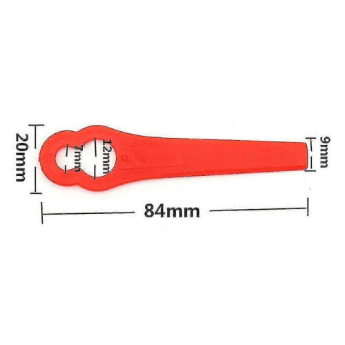 100pcs Plastic Grass Trimmer Blades Cordless Strimmer Blades 1