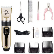 Pet Hair Remover, Electric Hair Clipper, USB Charging, Low Noise Cat and Dog Pet Shaving Knife, Hair Clipper
