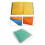 6 Pack Heavy Duty Plastic Two Pocket Folders, Heavy Duty Plastic 2 Pocket Folder (Rainbow Colors) 5
