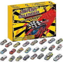 Advent Calendar 2023 Kids, Christmas Advent Calendar with 24 Toy Racing Cars, Christmas Gift Box for Kids 2023 Advent Calendar