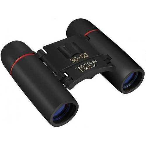Adult Binoculars, 30 X 60 Compact Binoculars, Waterproof, Foldable Pocket Binoculars