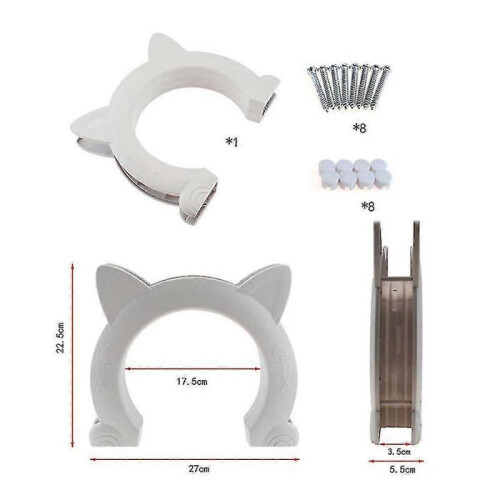 Cat Door Interior Cat Door Tunnel Free Access for Pets 2