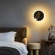 GarhrStore Led Wall Lights Nightlight 7W + 3W with dual switches Book reading use, Loft reading wall light headboard, Night reading lamp 3000K