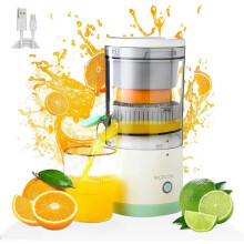 Electric Juice Presser, Citrus Juicer, Orange Squeezer Wireless Portable Juice Extractor Detachable Lemon Squeezer Quiet