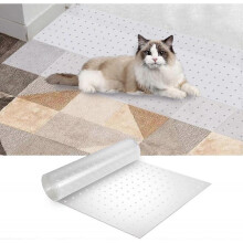 (31x250cm) Cat Carpet Protector, Non-Slip Carpet Protector for PetsCarpet Scratch Stopper from Scratching Carpet at Doorway