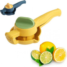 (Yellow)Lemon Squeezer, Manual Juicer Lemon Squeezer, Juicer Citrus Lemon Squeezer, New Upgrade Fruit Juicer With Rotation Button Kitchen Tool