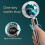 Turbocharged Handheld Shower Head,propeller Driven Shower Heads, high Pressure Water Saving with Pause Button 5