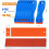 Plastic Razor Blade Scraper Tool, 8pcs Razor Scraper with 100pcs Plastic Blades, Cleaning Scraper Remover for Removal Floor Scraping Labels 2