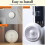 2Pcs LED Night Light with Motion Sensor, USB Rechargeable, Auto On/Off Night Light for Baby Room 5