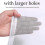 6 Pieces Laundry Bag Washing Machine with Cord Stopper Reusable Large 4