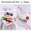 6 Pieces Laundry Bag Washing Machine with Cord Stopper Reusable Large 5