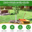 (4Pcs White) Tree Trunk Protector, 4Pcs Plastic Spiral Tree Guard, Plastic Tree Bark Wraps to Protect Bark from Animals and Lawn Mowers 4