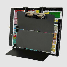 (Black) Nursing Clipboard Foldable, Lightweight Portable Writing Clipboard With Compartment Organizer For Nurse Doctor