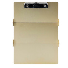 (Gold) Nursing Clipboard Foldable, Lightweight Portable Writing Clipboard With Compartment Organizer For Nurse Doctor