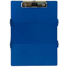(Dark blue) Nursing Clipboard Foldable, Lightweight Portable Writing Clipboard With Compartment Organizer For Nurse Doctor