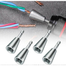 Wire Twisting Tool Wire Twister Wire Connector, 2024 New Wire Twisting Tool Wire Stripper Tool Wire Twister Tool for Drill, Wire Stripping Twisting To