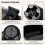 (Black)Stroller Snack Holder, Universal Stroller Accessories with Stroller Cup Holder and Stroller Tray to Hold Snack Cups 2