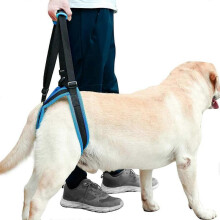 (L) Dog Support Harness, Dog Support Harness for Rear Leg, Portable Lifting Strap Carry Strap, Help Dogs with Weak Hind Legs