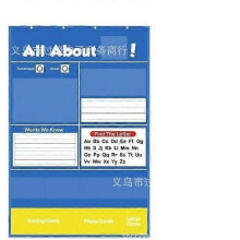 (2PCS)Alphabet Learning Pocket Chart, Standard Pocket Chart for Classroom, Sight Words Pocket Chart, Alphabets Pocket Chart Letter Learning Wall Chart